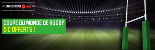 Bonus Coupe du Monde de Rugby sur Unibet
