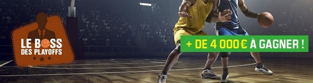 PlayOffs de basket US : 4.000 € à partager sur unibet